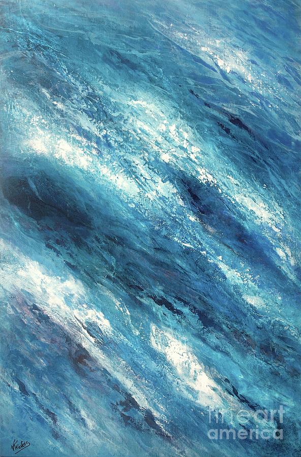 Blue Waters Painting by Valerie Travers