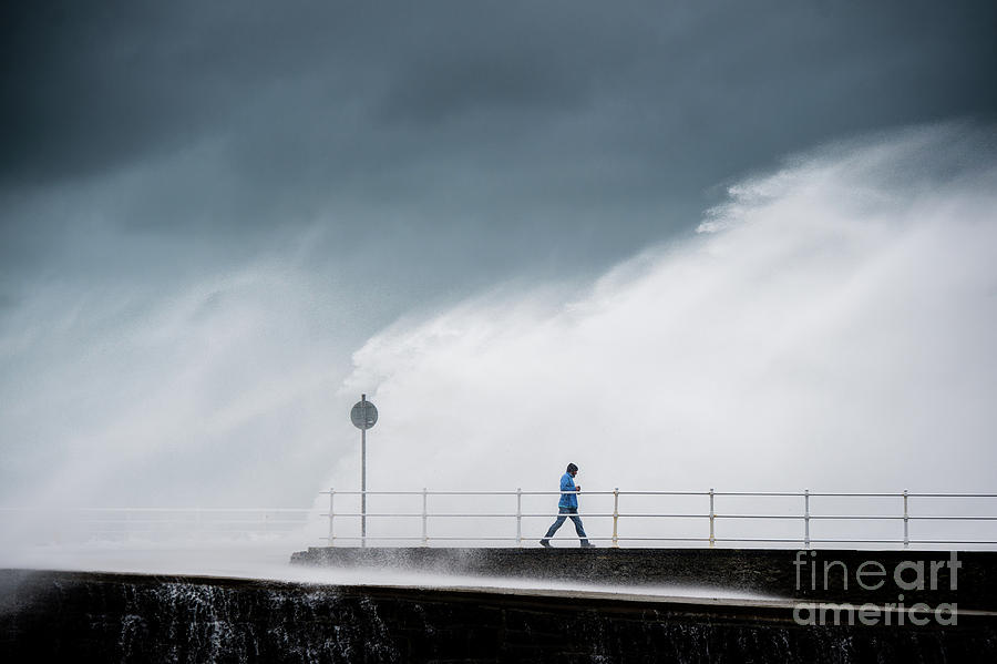 Wave Photograph - Blue Waves by Keith Morris Wave Photograph - Blue Waves by Keith Morris