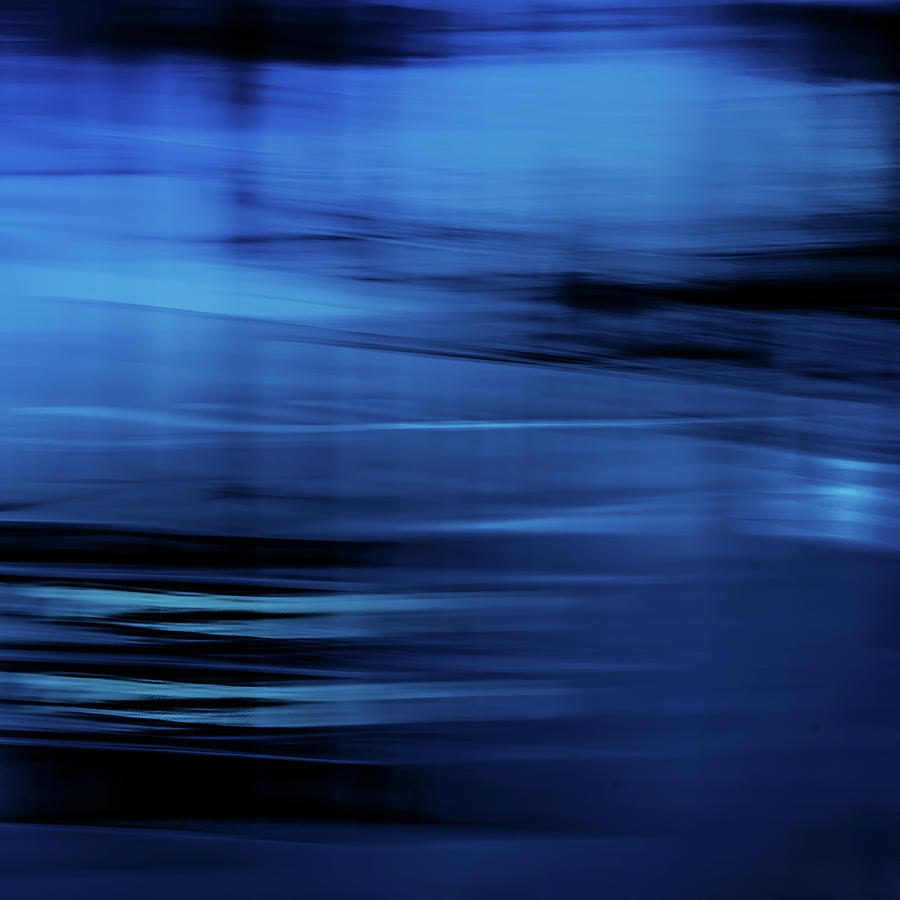 Abstract Photograph - Blue Wind II by Anne Leven Abstract Photograph - Blue Wind II by Anne Leven