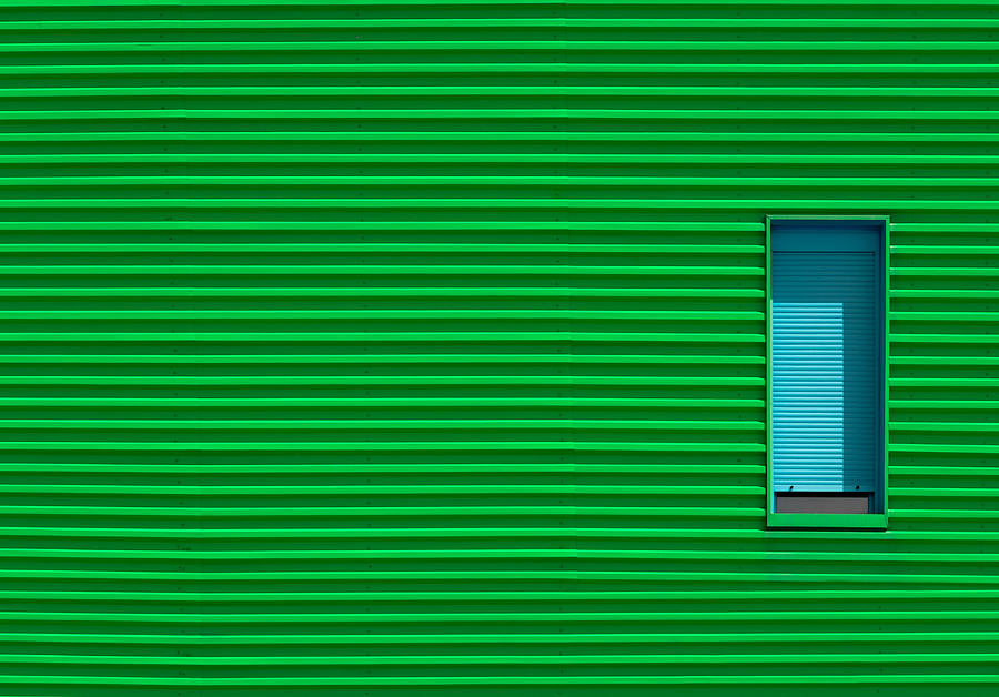 Blue Window Photograph by Alfonso Novillo