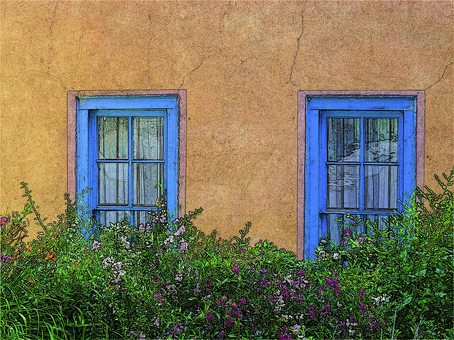 Blue Windows by Western Light Graphics Blue Windows by Western Light Graphics