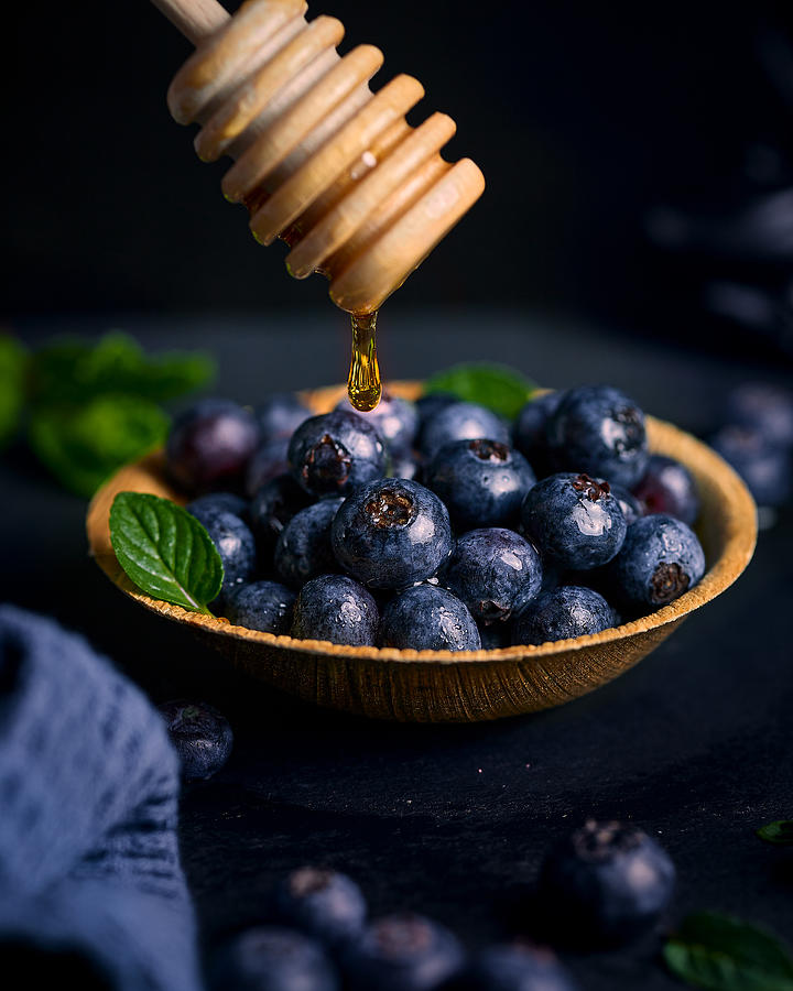 Blueberry Photograph - Blueberries by Javier Del Puerto Photography
