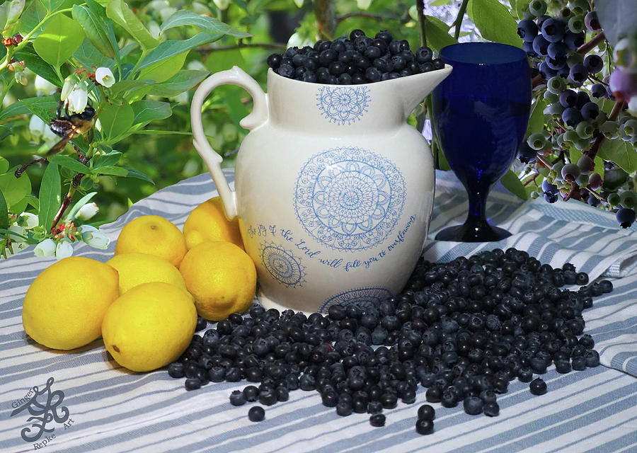 Blueberry Composite Photograph by Ginger Repke