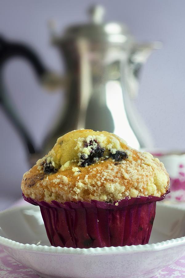Blueberry Muffin Photograph by Dr. Martin Baumgrtner