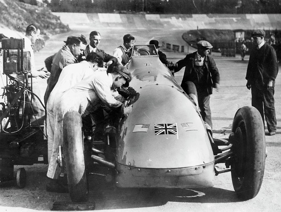 Bluebird At Brooklands, Surrey,1928 Photograph by Heritage Images