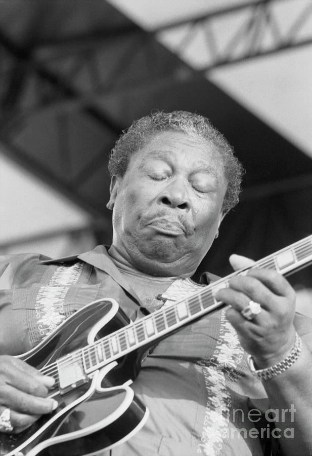 Blues Guitar Legend B.b. King Photograph by The Estate Of David Gahr