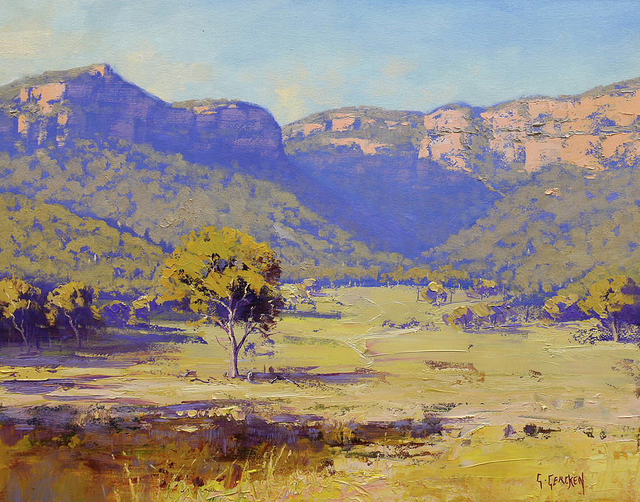 Bluffs Of The Capertee Valley Painting