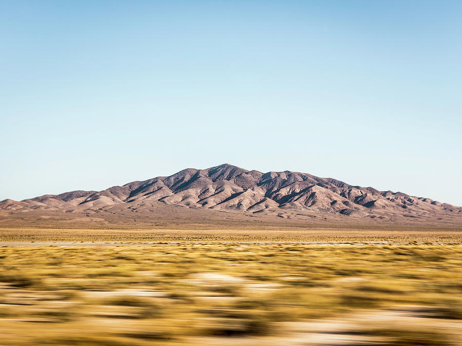 Death Valley National Park Digital Art - Blurred Motion Landscape In Death Valley National Park, California, Usa by Manuel Sulzer