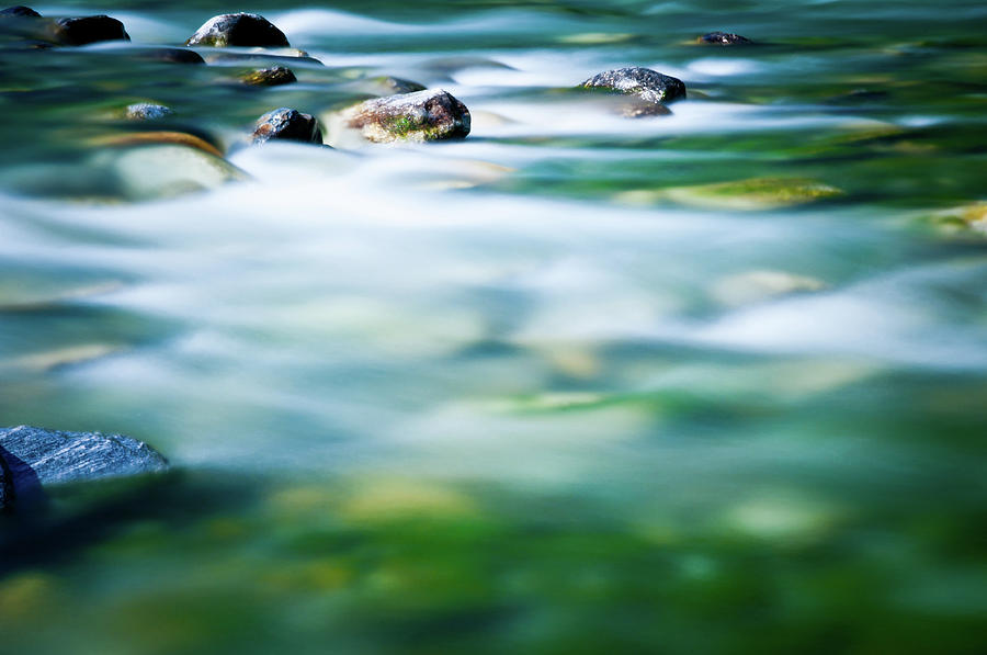 Blurred River Photograph by Assalve