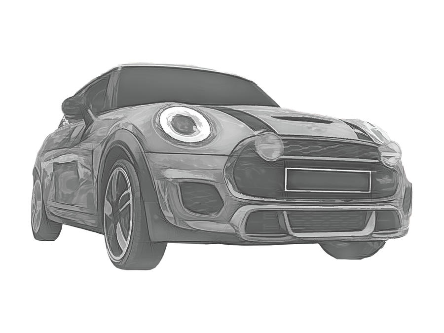 BMW Mini Cooper >> Bmw Mini Cooper Digital Sketch BMW Mini Cooper >> Bmw Mini Cooper Digital Sketch