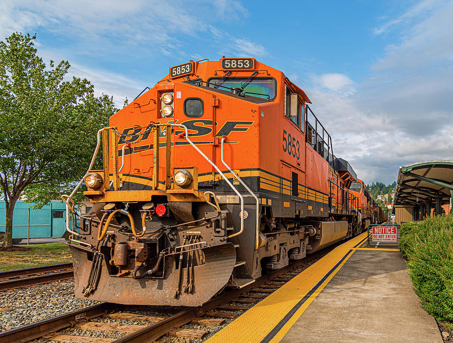 BNSF Locomotive Photograph by Darryl Brooks
