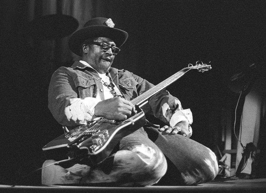 Music Photograph - Bo Diddley Live by Tom Copi