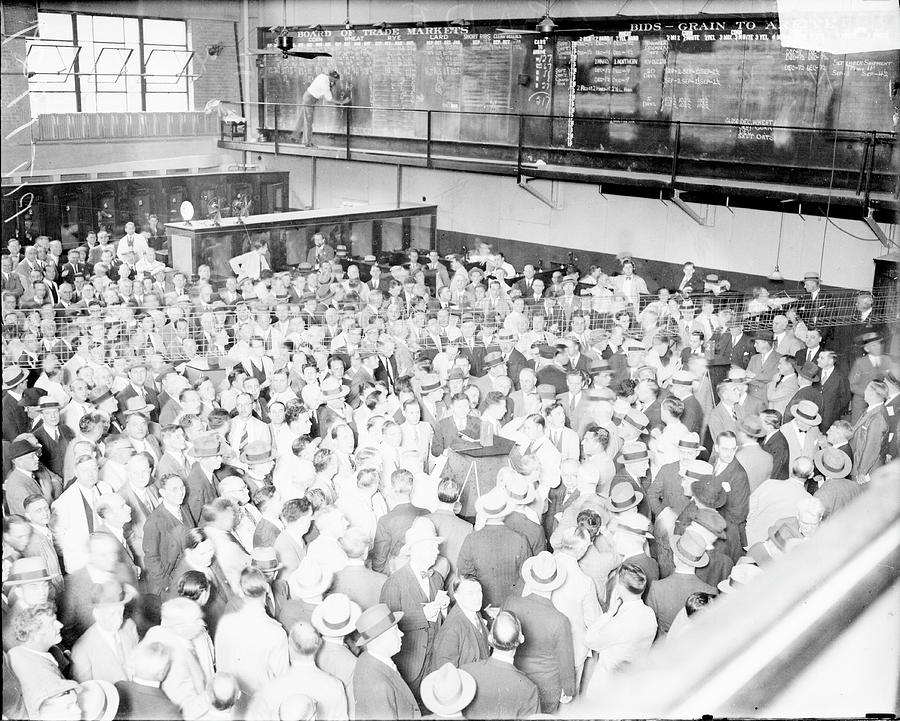 Board Of Trade Temporary Headquarters Photograph by Chicago History Museum