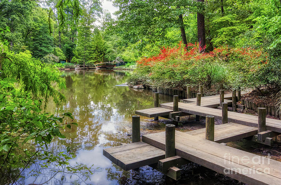 Waterscape Photograph - Boardwalk by James Foshee Waterscape Photograph - Boardwalk by James Foshee