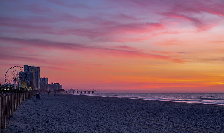 Boardwalk Sunrise Photograph by David Palmer