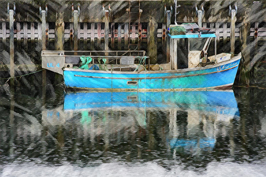 Boat Abstract Photograph by Deborah Penland