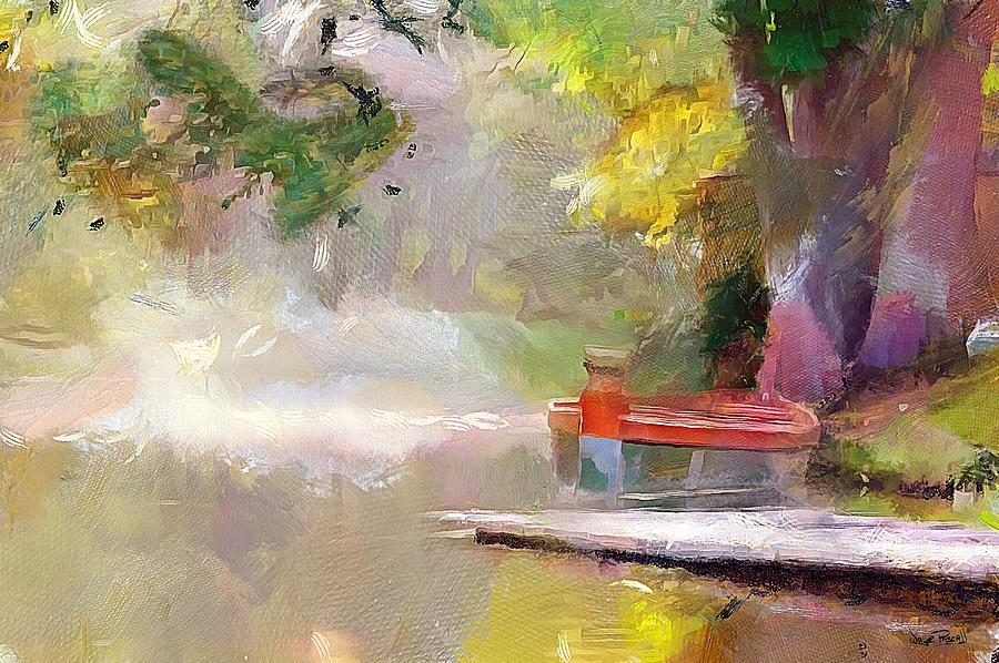 Boat by The River by Wayne Pascall Boat by The River by Wayne Pascall