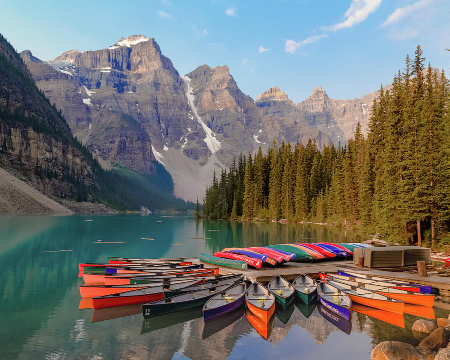 Boat Dock at Moraine Photograph by Joe Kopp