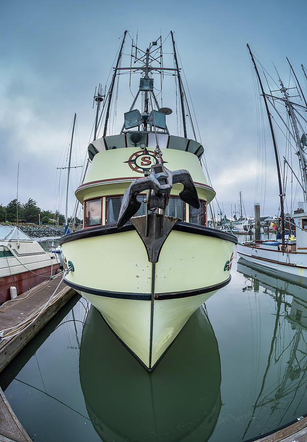 Boat in Dock Photograph by Greg Nyquist