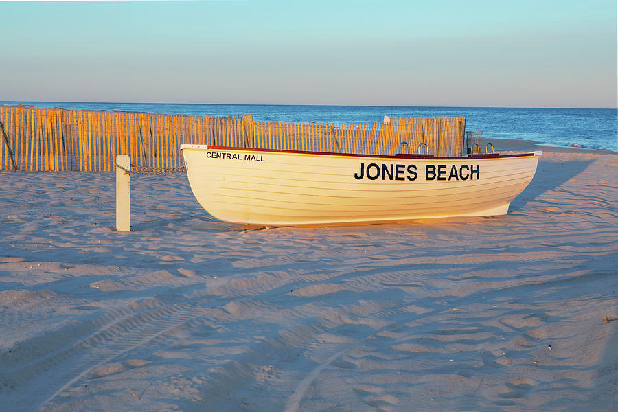 Boat, Jones Beach, Long Island Ny Digital Art by Claudia Uripos