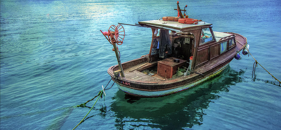 Boat On Bosphorus Photograph by Batu Balkanli