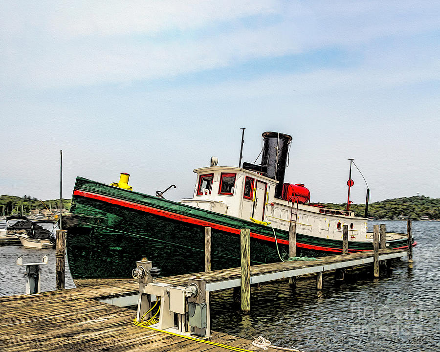 Boat on Kalamazoo Lake by Nick Zelinsky Boat on Kalamazoo Lake by Nick Zelinsky