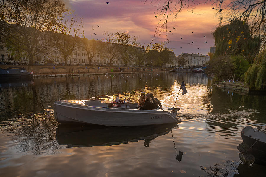 Boat On The River Photograph by Ronen Rosenblatt