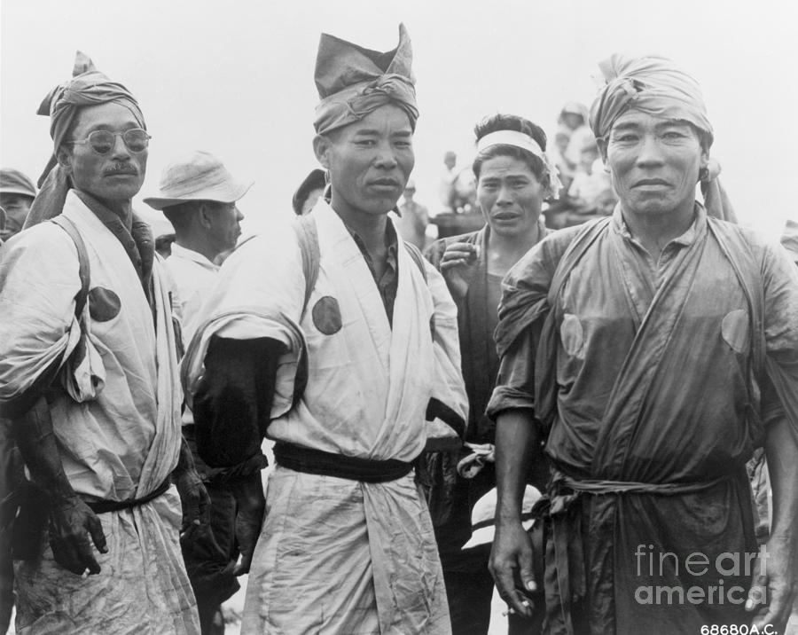 Boat Racing Costumes On Okinawa Photograph by Bettmann