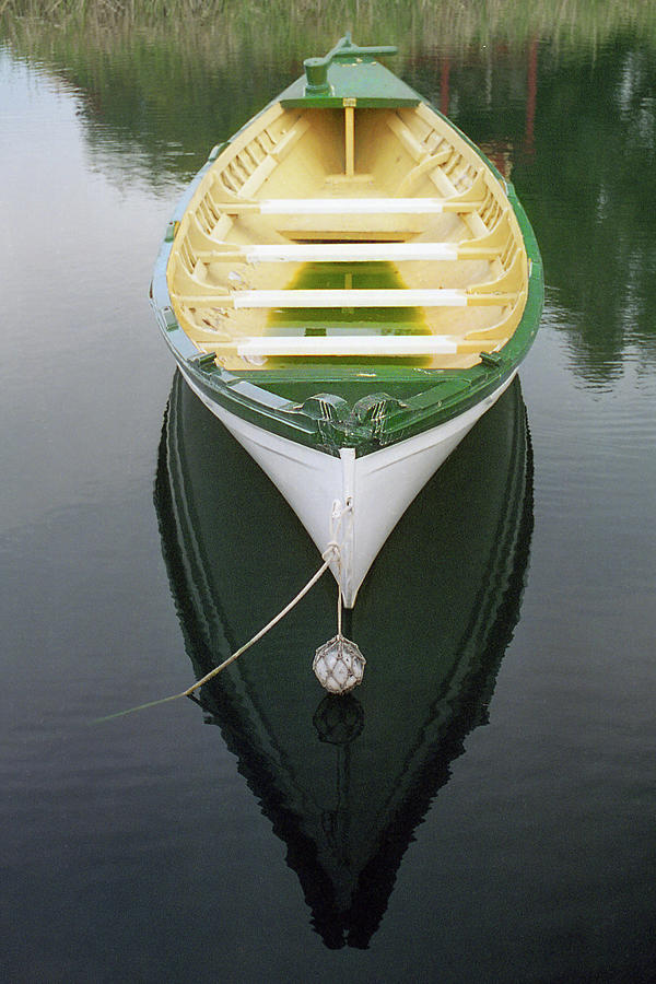 Boat Reflection Photograph by Jerry Griffin