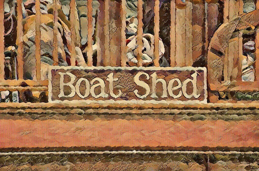 Boat Shed 1 Painting by Jeelan Clark