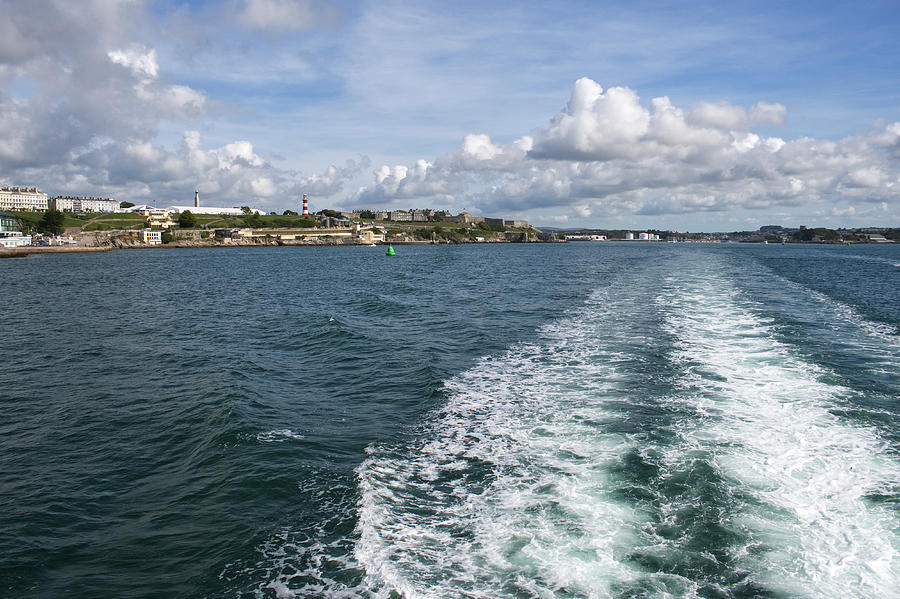 Plymouth Photograph - Boat Trip on Plymouth Sound by Chris Day