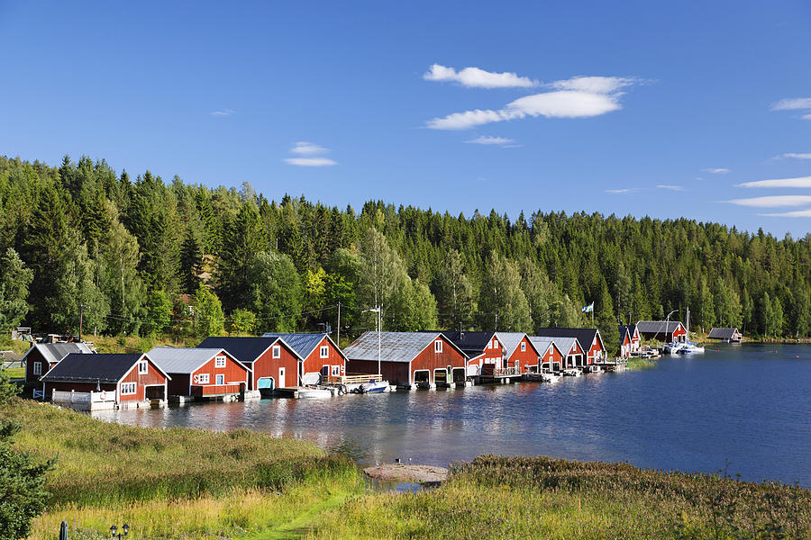 Boathouse At The High Coast, Sweden by B.schmid/a.collectionrf