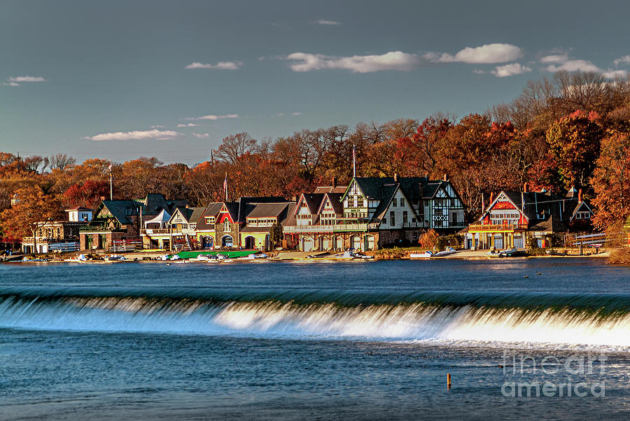 Boathouse Row Photograph by Stephen Stookey - Pixels