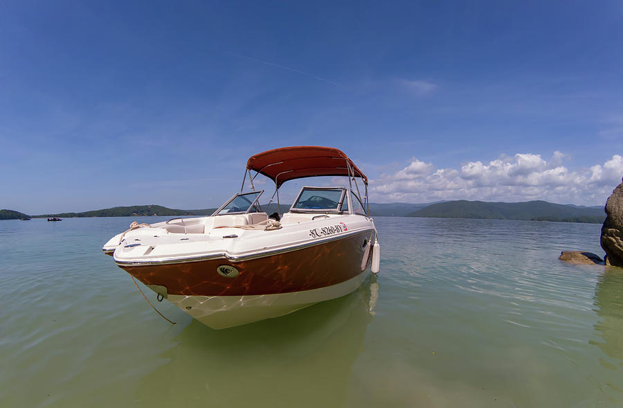 Boating Around Lake Jocassee South Carolina Photograph by Alex Grichenko