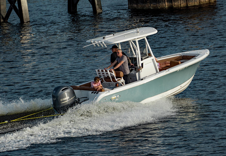 Boating in the Tampa Channel 1 by Margaret Zabor Boating in the Tampa Channel 1 by Margaret Zabor
