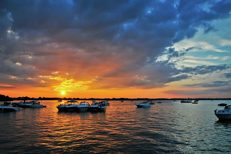 Boating into the Sunset Photograph by Lloyd Gillies Boating into the Sunset Photograph by Lloyd Gillies