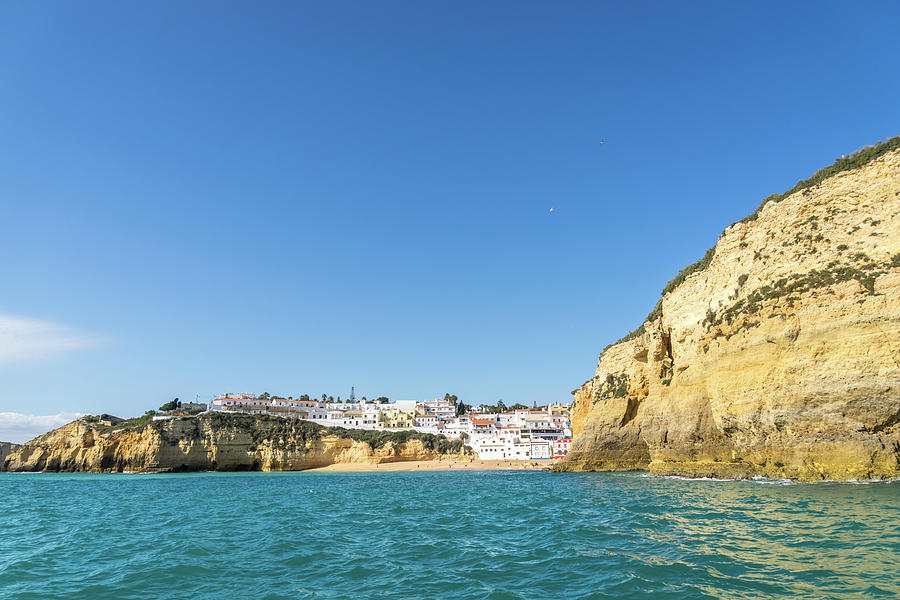 Boating off the Coast of Carvoeiro - Because You Need a Vacation in the Sun Photograph by Georgia Mizuleva