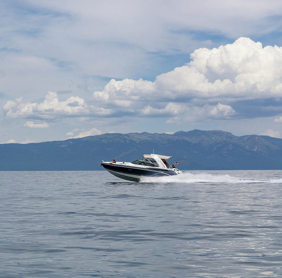 Boating On Lake Tahoe  Photograph by Anthony Giammarino