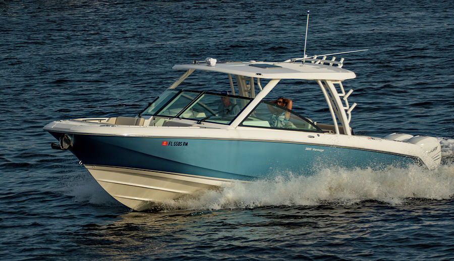 Boating on the Tampa Channel 2 by Margaret Zabor Boating on the Tampa Channel 2 by Margaret Zabor