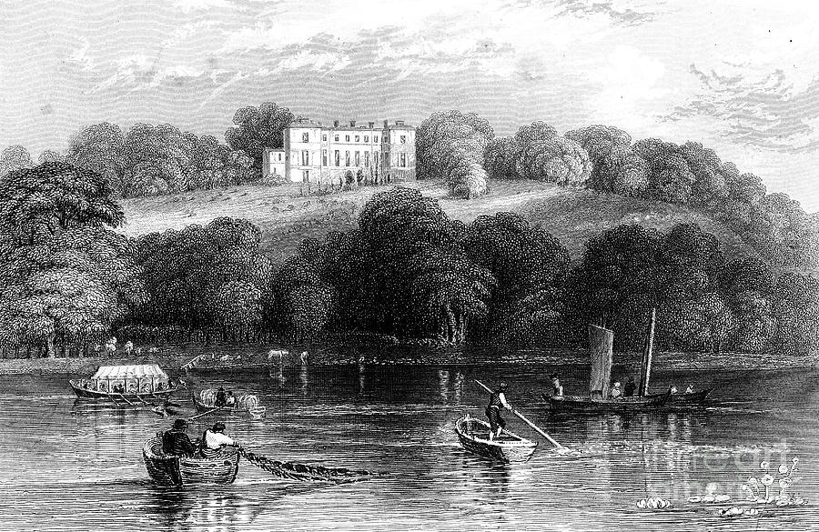Boating On The Thames Near Henley Drawing by Print Collector