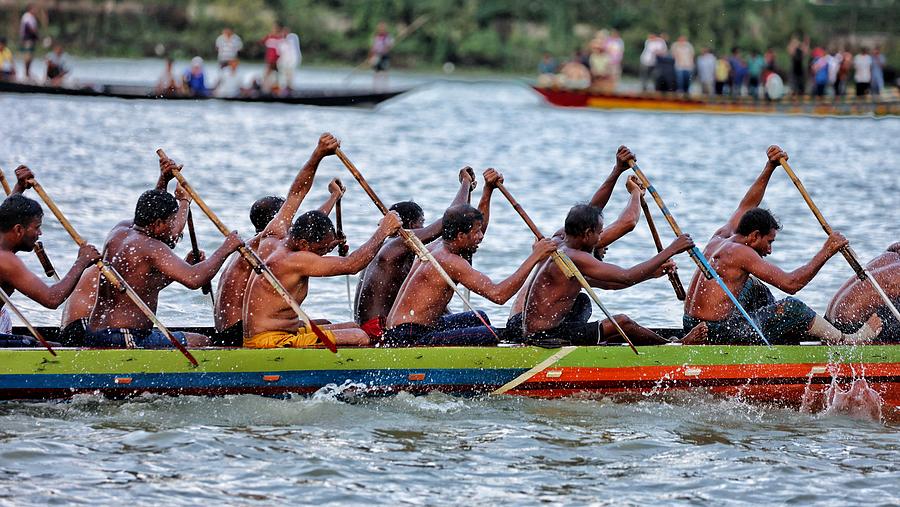 Boatmen Of Racing Boat Photograph by Mostafijur Rahman Nasim