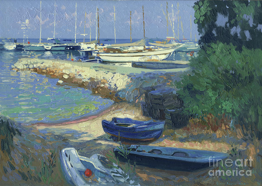 Boats And Yachts In Benites Painting