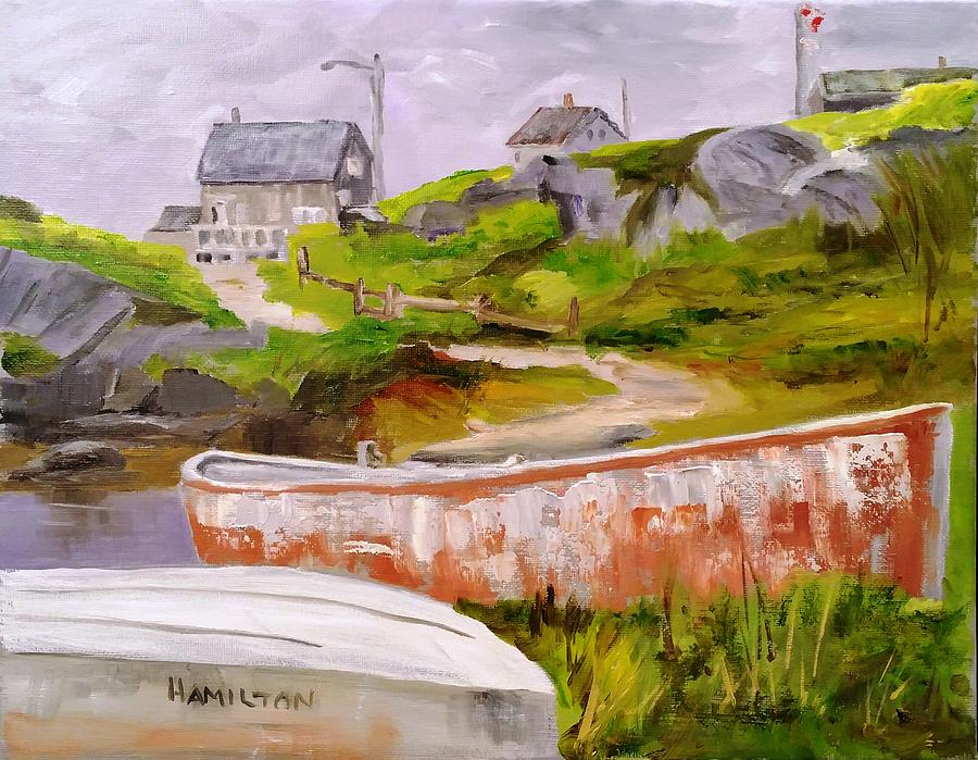 Boats at Peggy's Cove by Larry Hamilton Boats at Peggy's Cove by Larry Hamilton