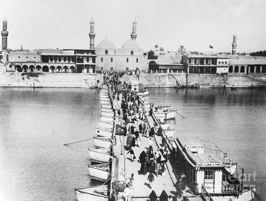 Boats Crossing The Tigris Waterfront Vi Photograph by Bettmann