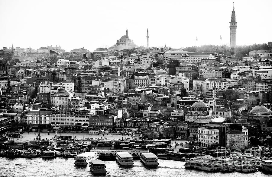 Boats Docked in Istanbul Photograph by John Rizzuto