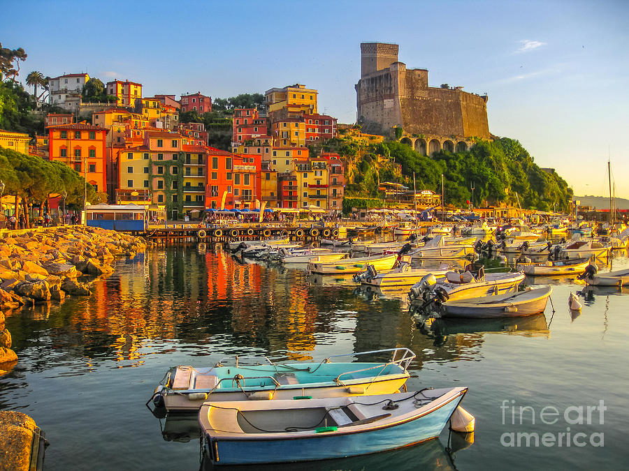 boats of Lerici Photograph by Benny Marty