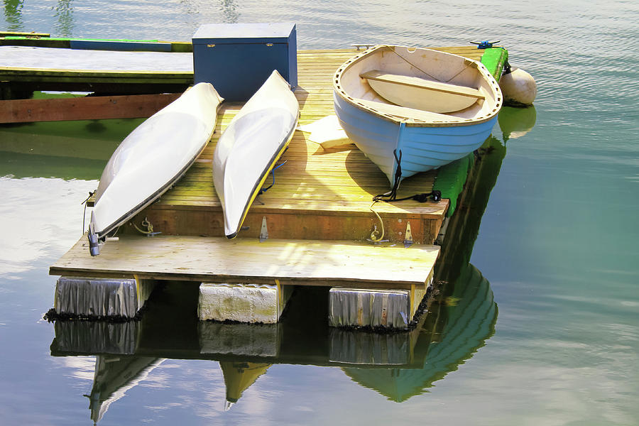 Boats on the Dock Photograph by Juli Ellen