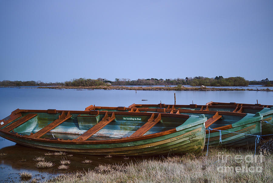 Boats on the Lough Corrib  Photograph by Lidija Ivanek - SiLa