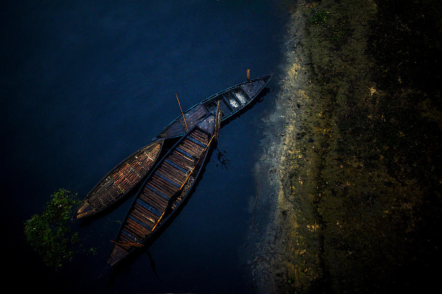 Boats Photograph by Raju Khan