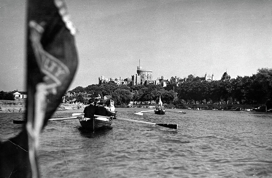 Archival Photograph - Boats rowing on the Thames by LIFE Picture Collection